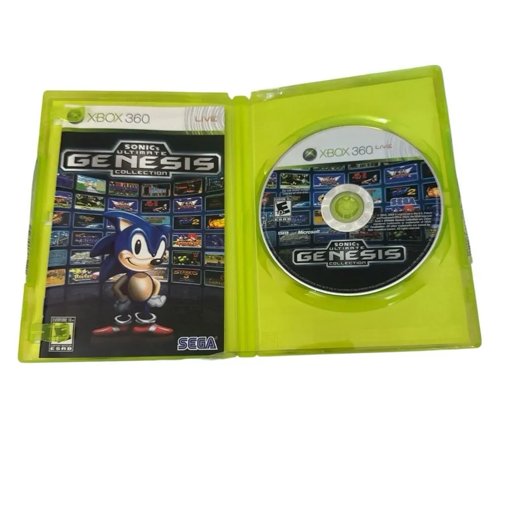 Sonic's Ultimate Genesis Collection (Microsoft Xbox 360) First Print Edition